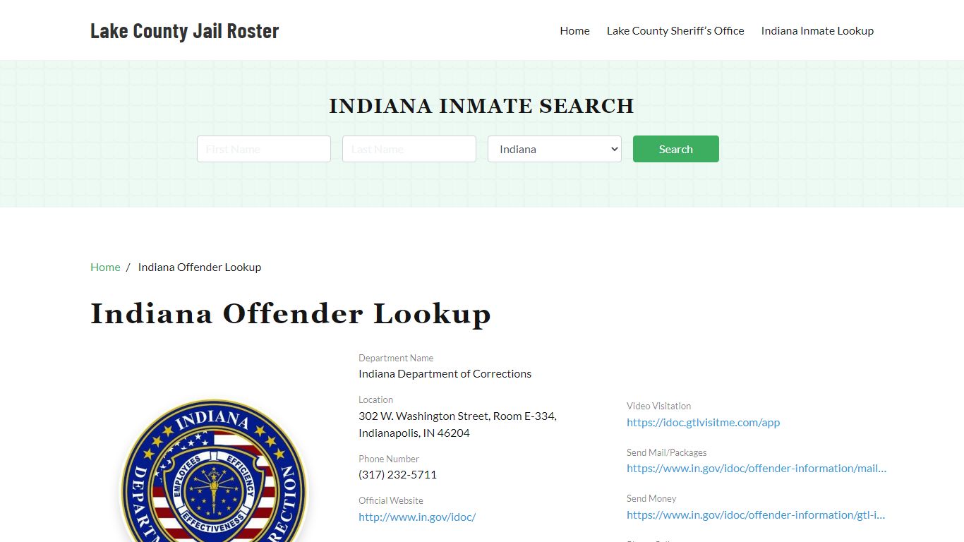 Indiana Inmate Search, Jail Rosters - lakecountyjailin.org